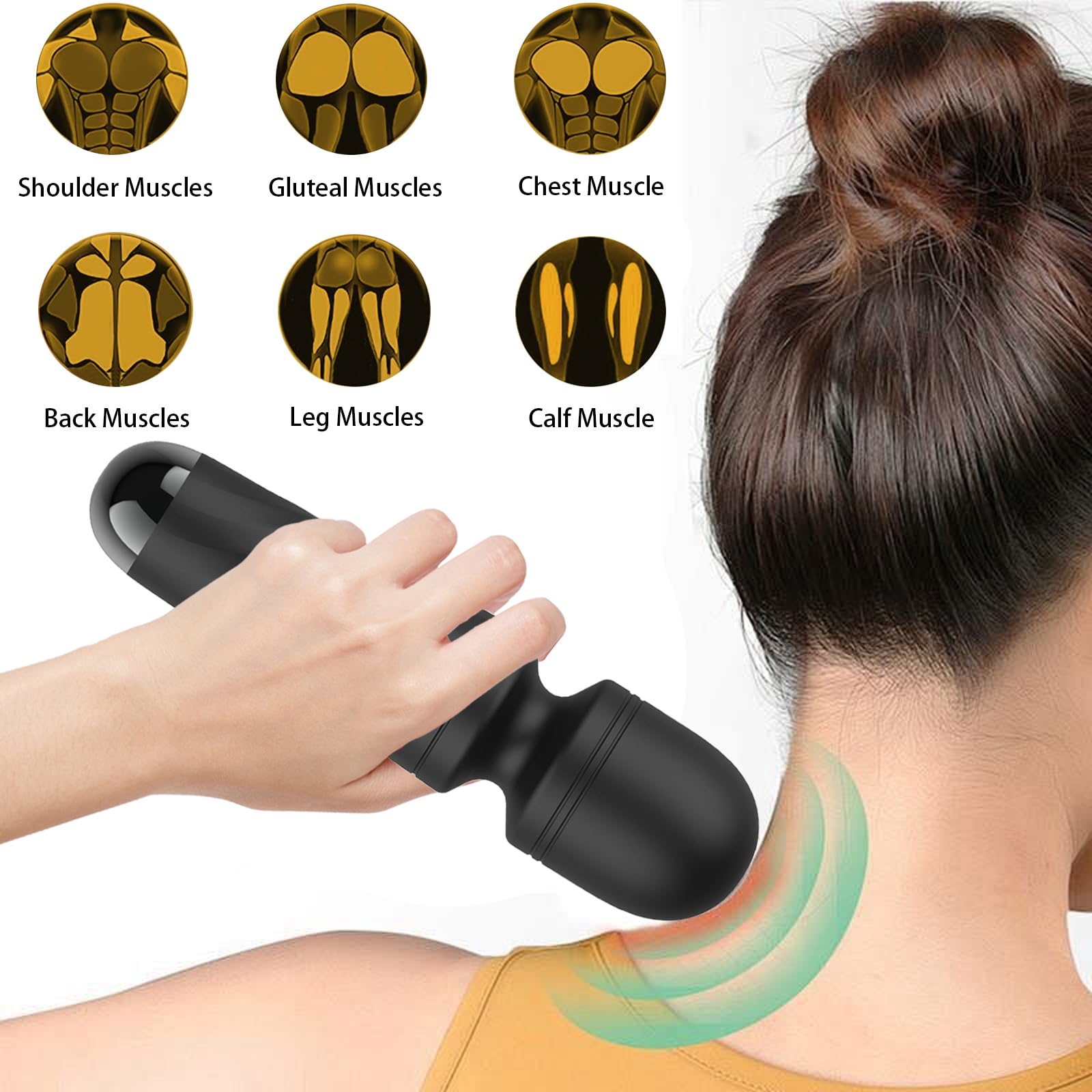 Gsttoomeep mini massager offers 10 modes for tailored relief