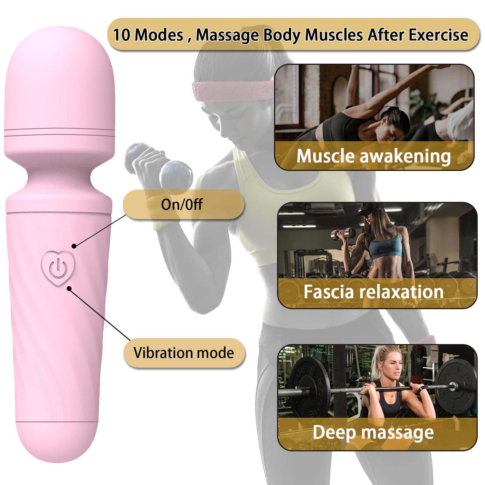 Gsttoomeep mini massager silicone-soft material offers comfortable sessions.