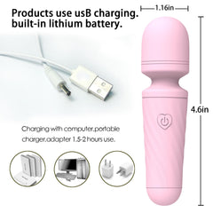 Gsttoomeep mini massager is waterproof for use in bath or shower.