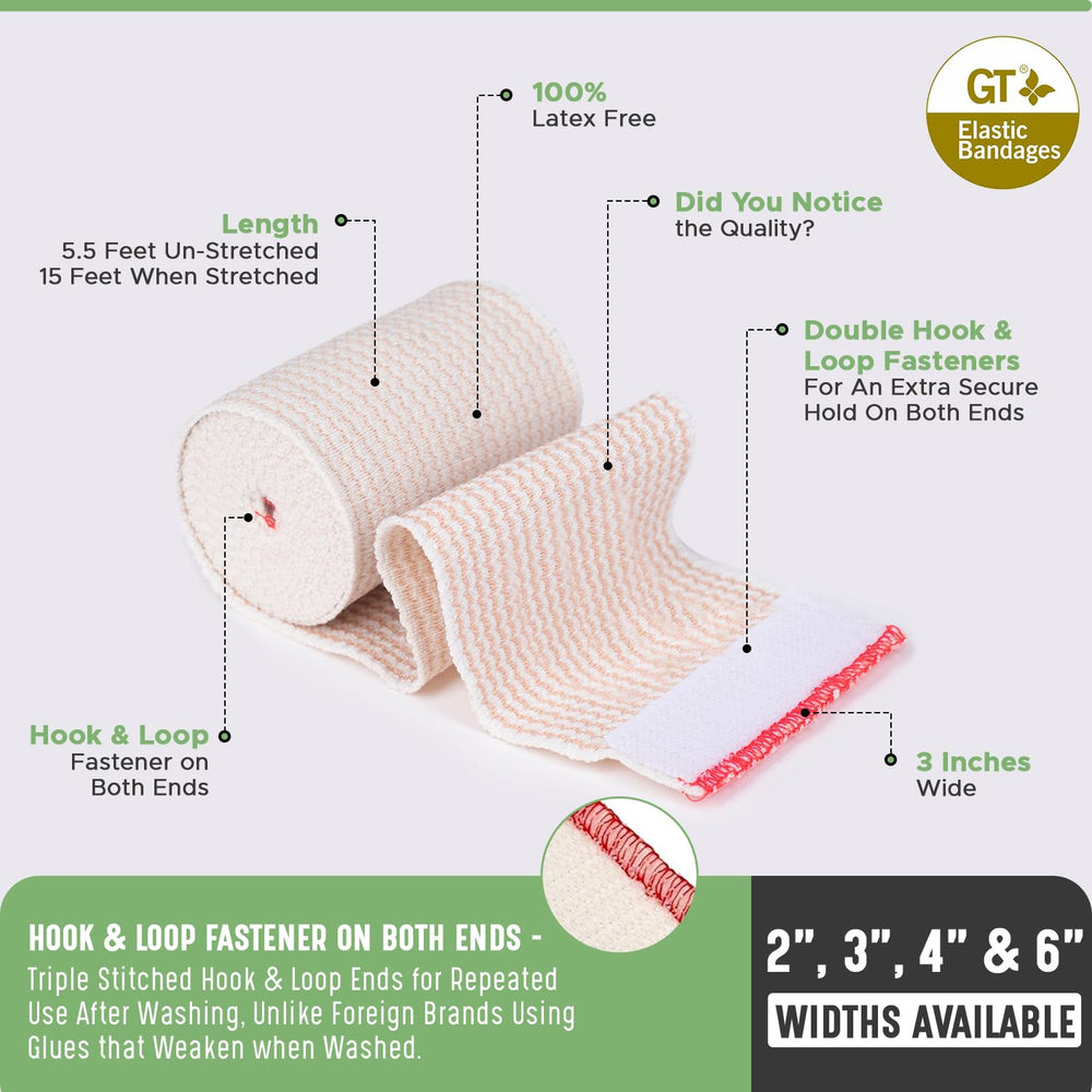GT banda elástica premium 3 pulgadas, ideal para cintura y torso