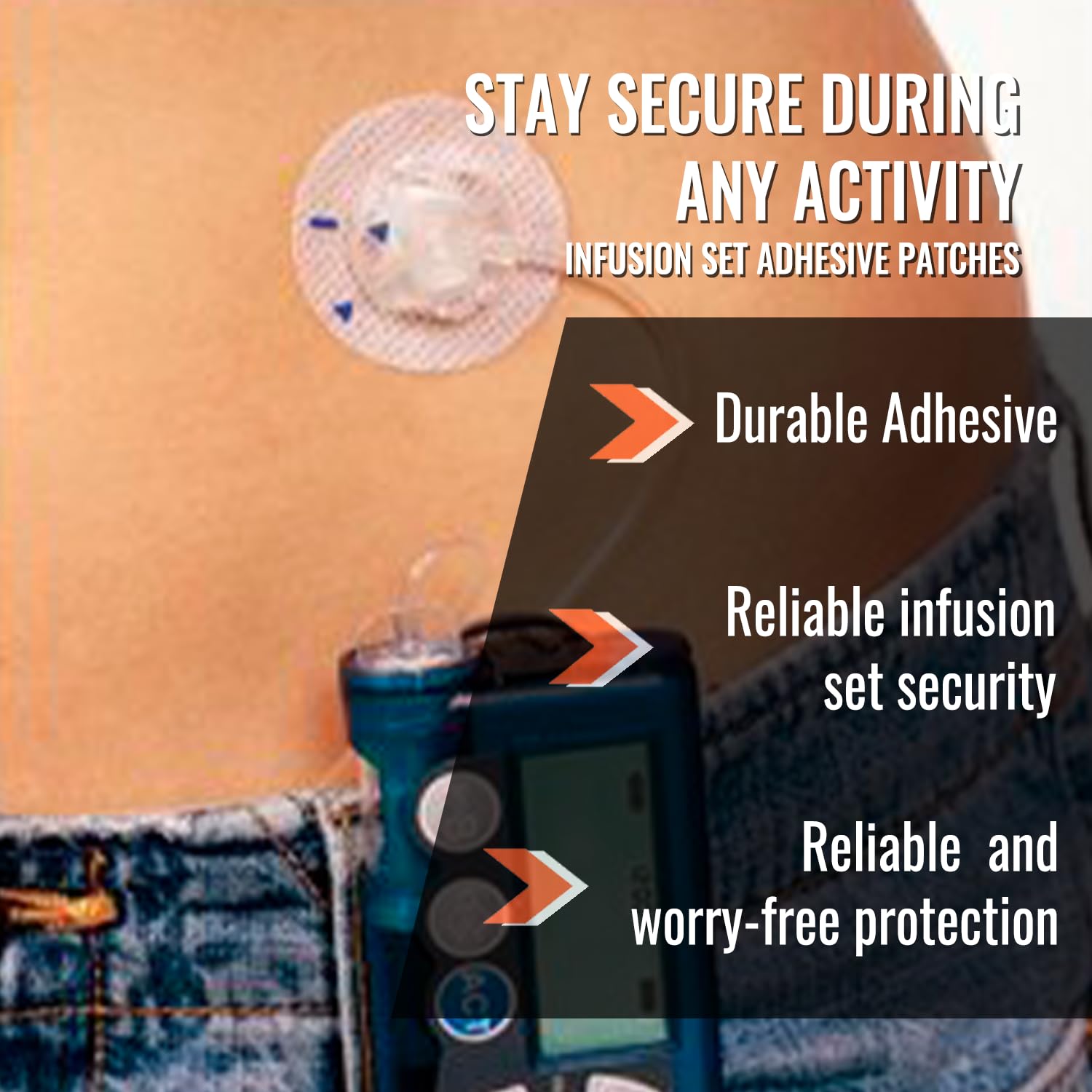 GTAGKOMMEN protección para ducha CGM, impermeable y segura