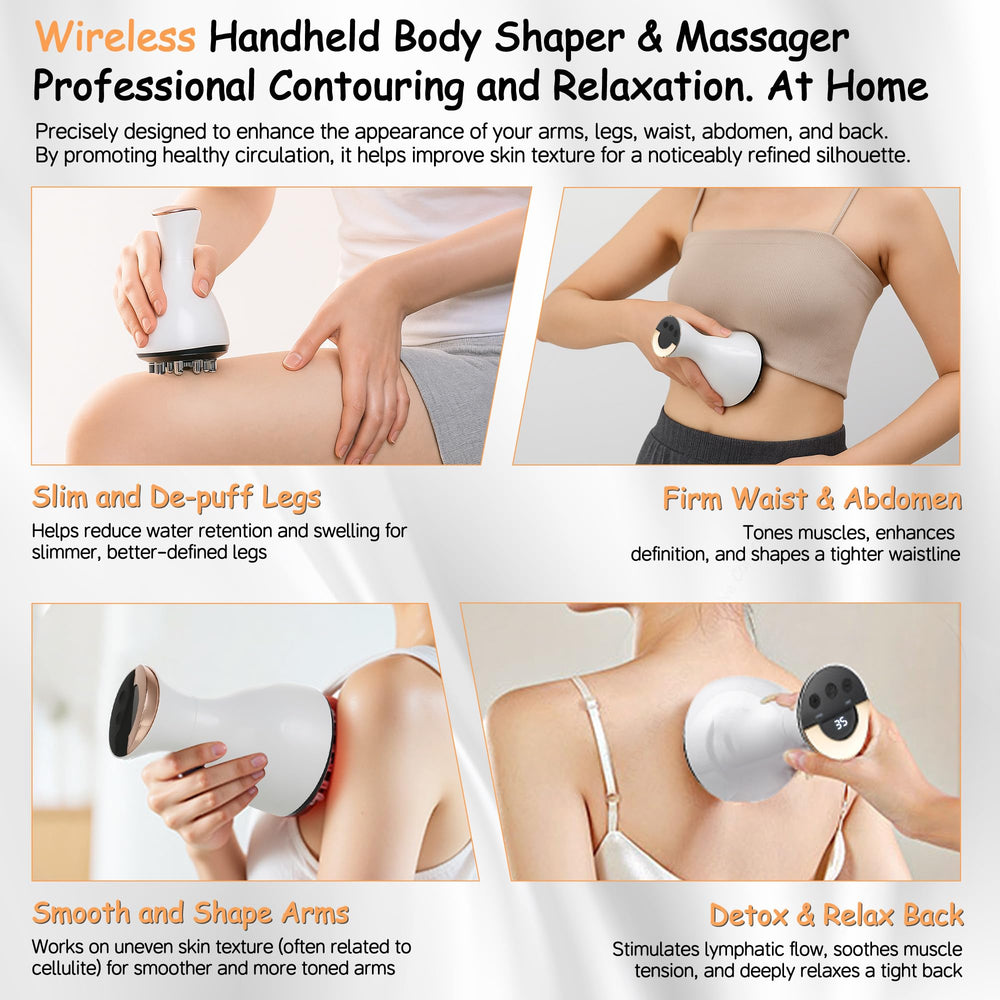 GTQKING Lymphatic Drainage Massager quiet operation, low-noise sessions.
