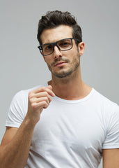 GUDVUE blue light glasses TR90 frame side view lightweight and flexible for all-day comfort