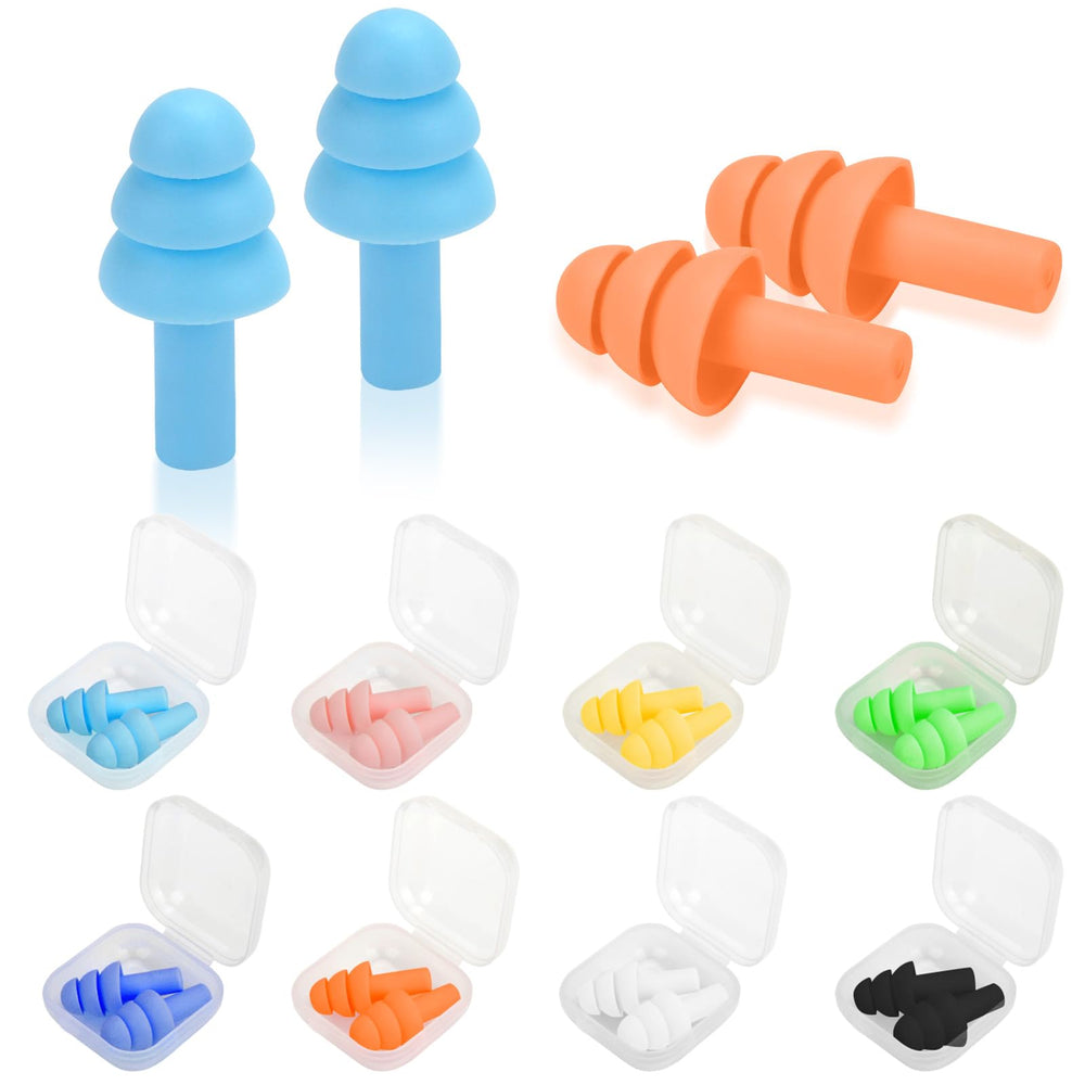 GUIGUZHJ ear plugs for swimming with cord offering water resistance and noise reduction.