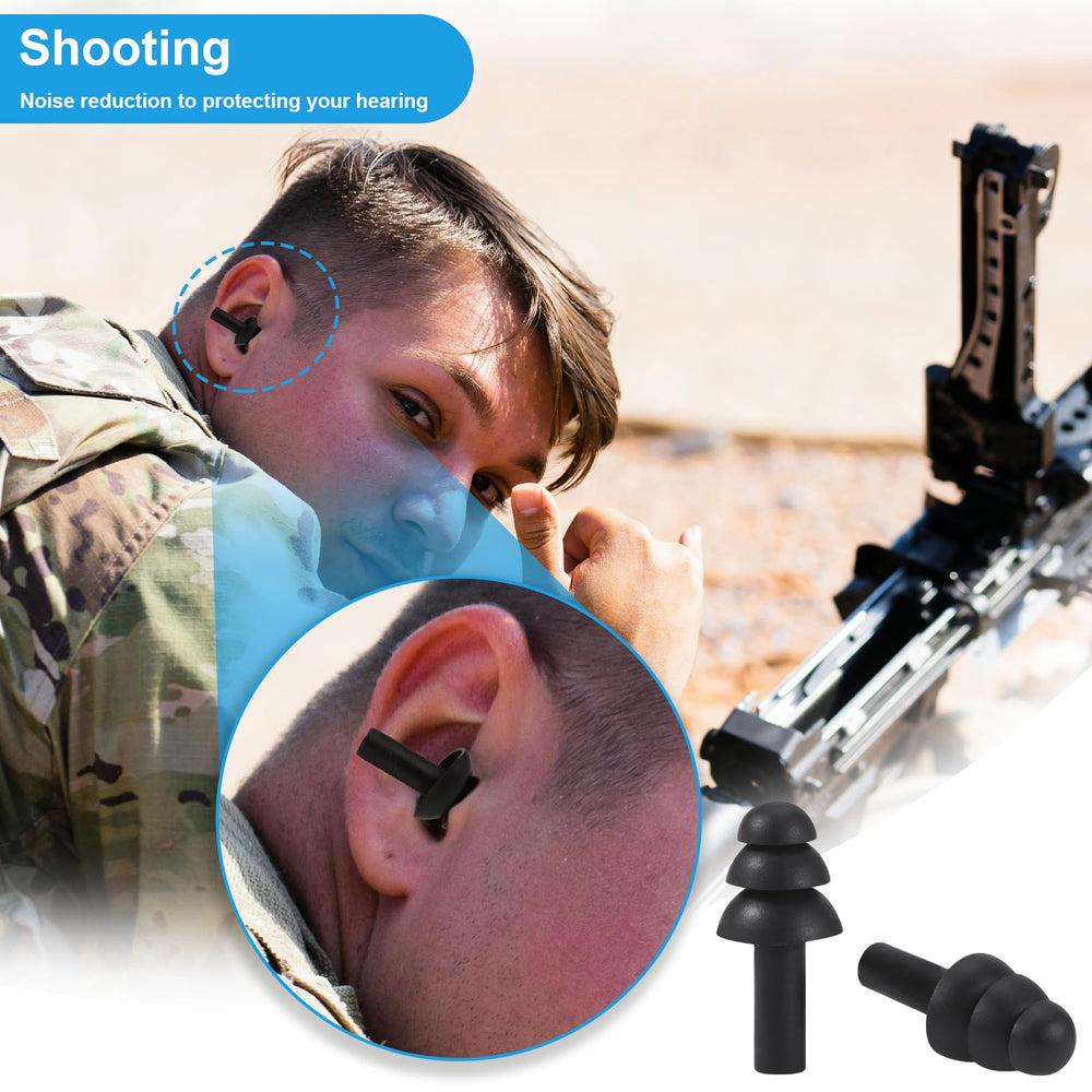 GUIGUZHJ reusable and washable ear plugs reduce waste and save money.