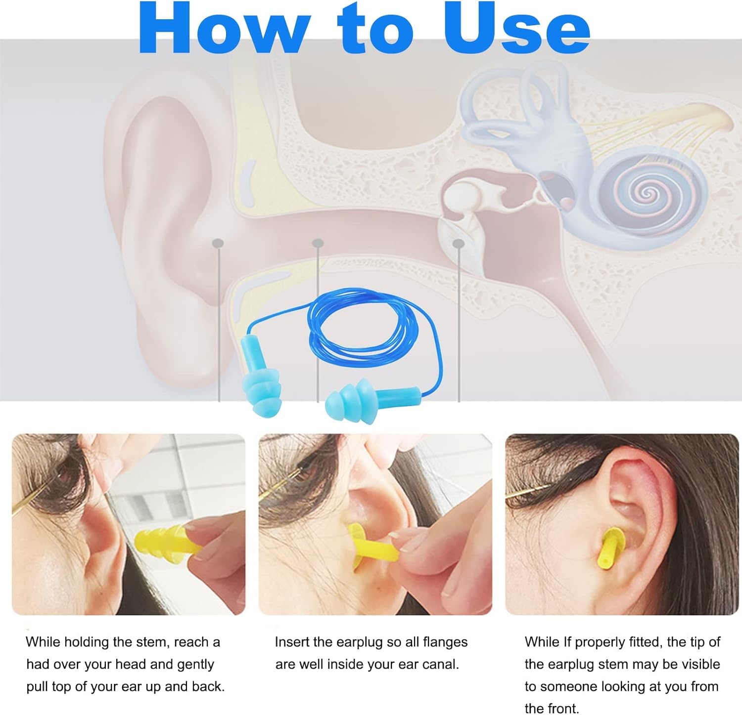 Portable case and long cord for on-the-go listening