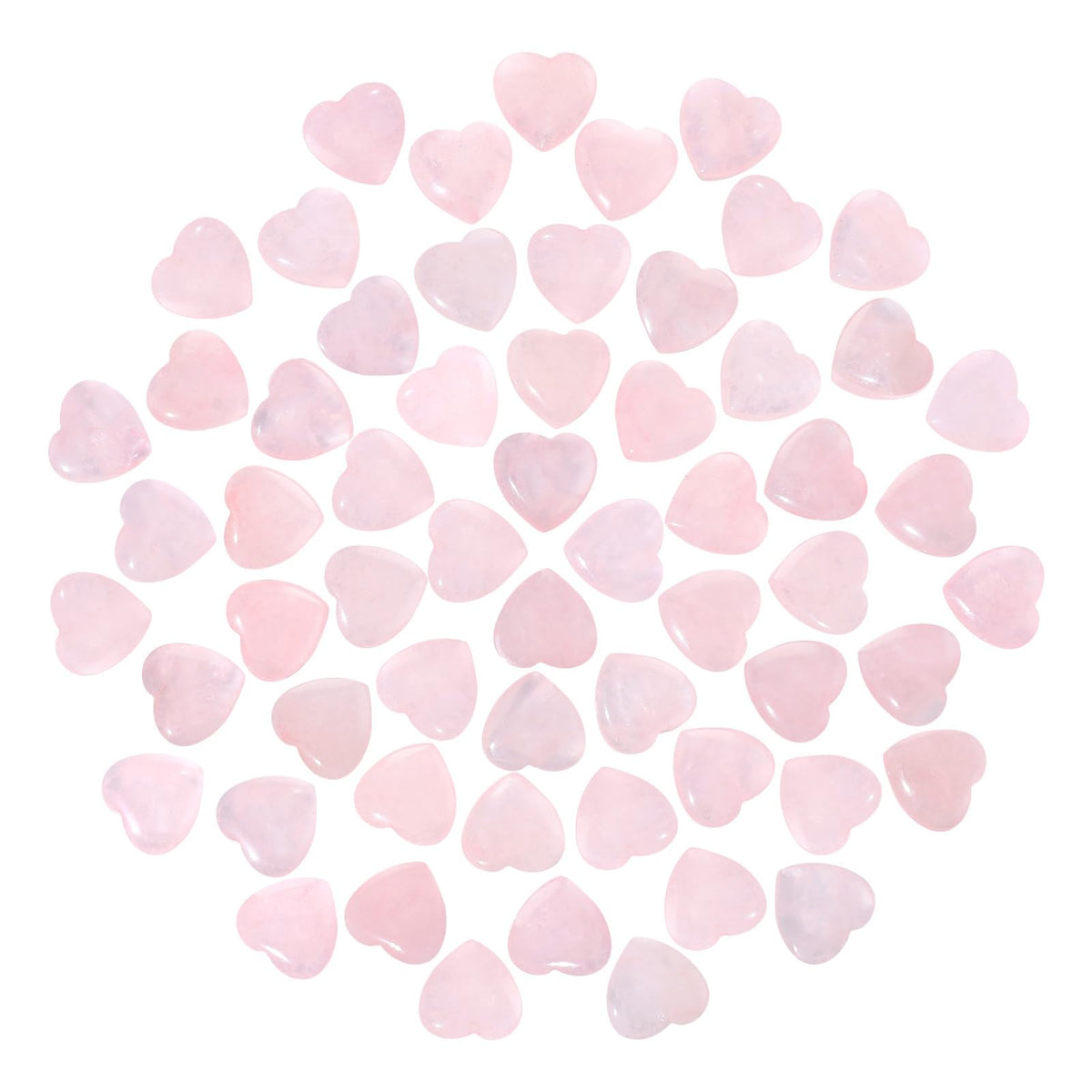 Guiqulai rose quartz heart crystals for meditation and energy balance