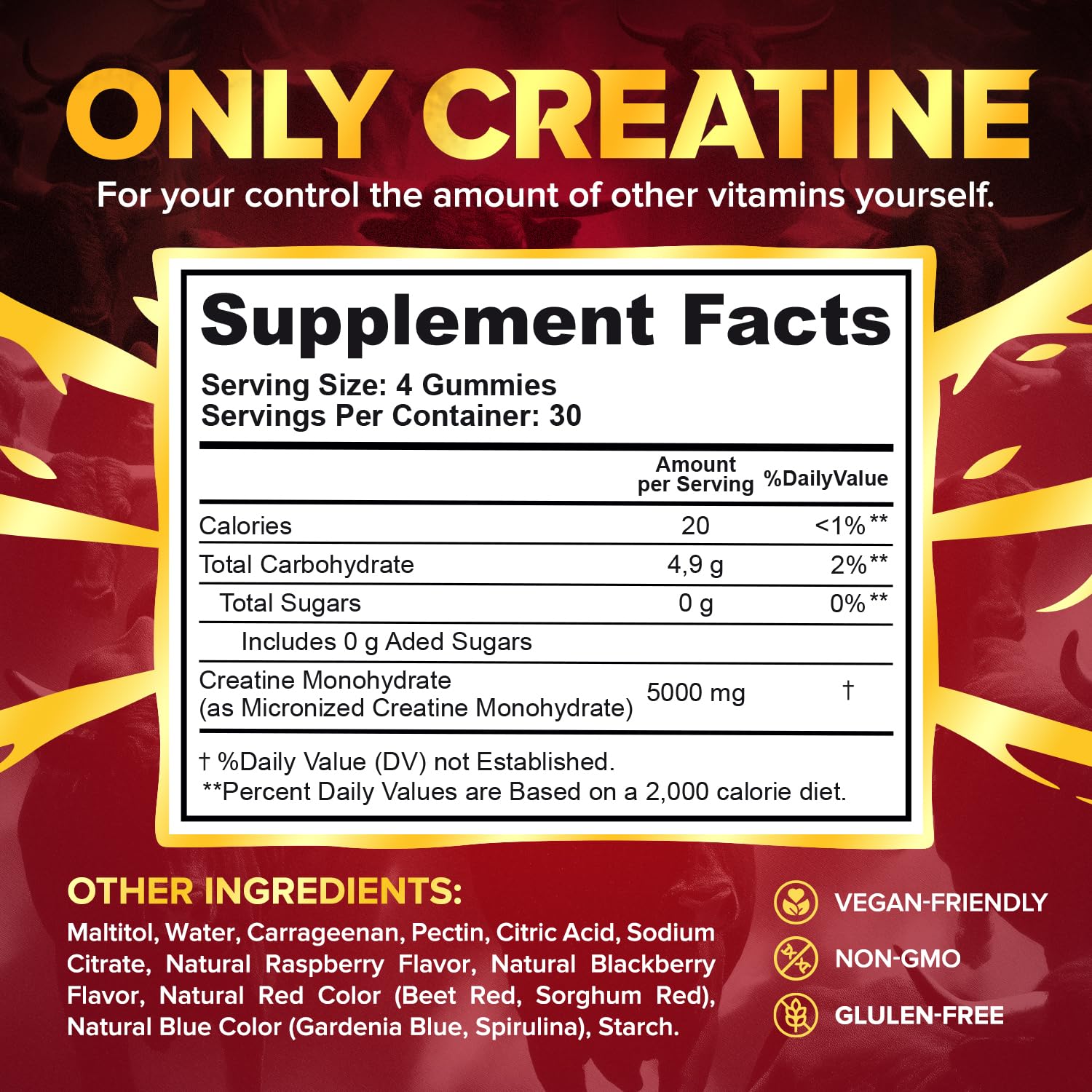 GUMCORE gummies beside water show easy daily use for training days.