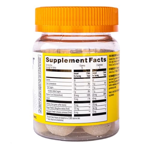 GummiShot elderberry gummy bite highlighting fruity energy bite