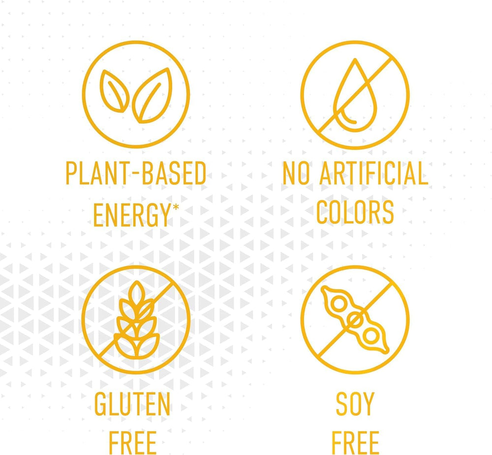 GummiShot nutrition label clearly showing caffeine per gummy