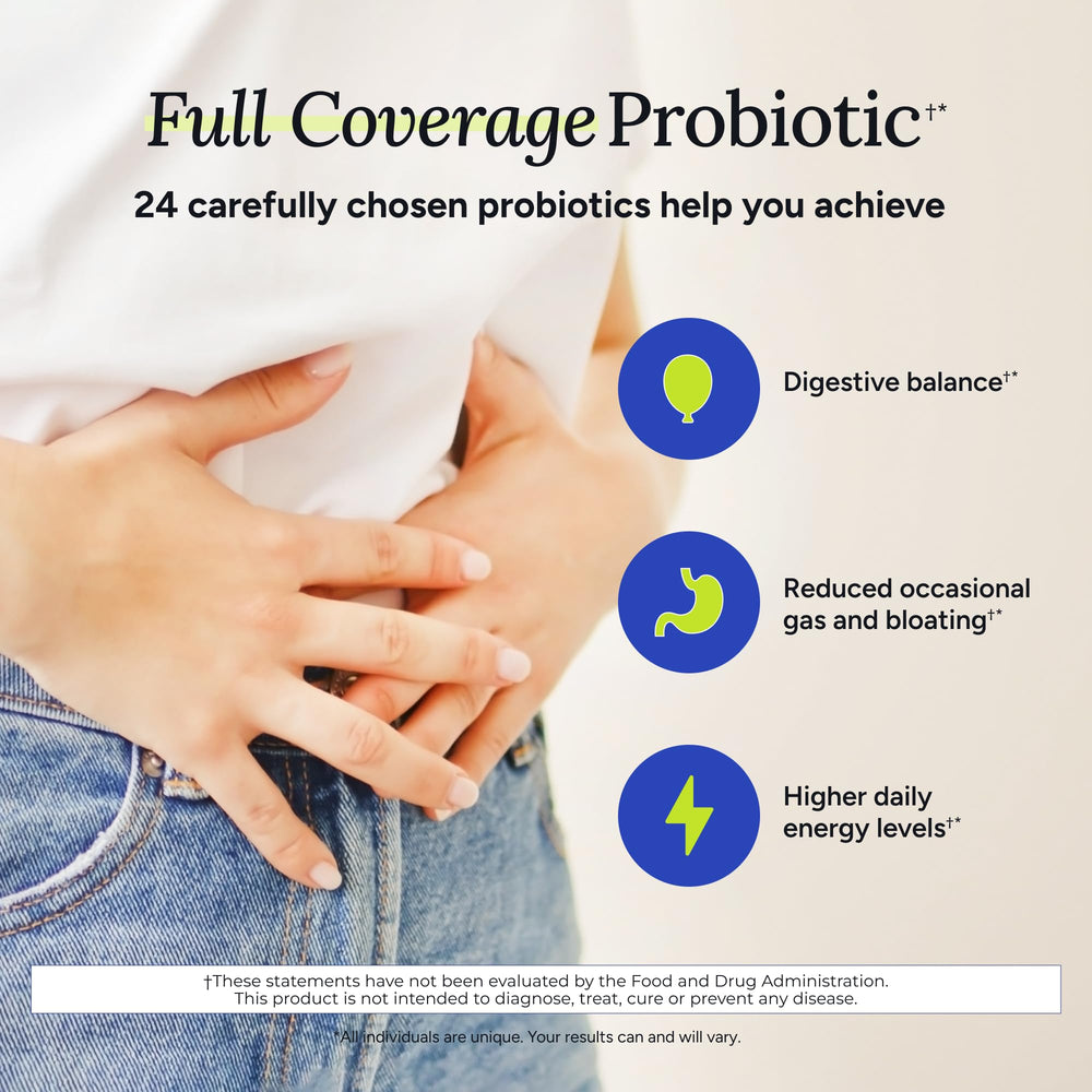 Gundry MD 24 Strain probiotic label with ingredients displayed.