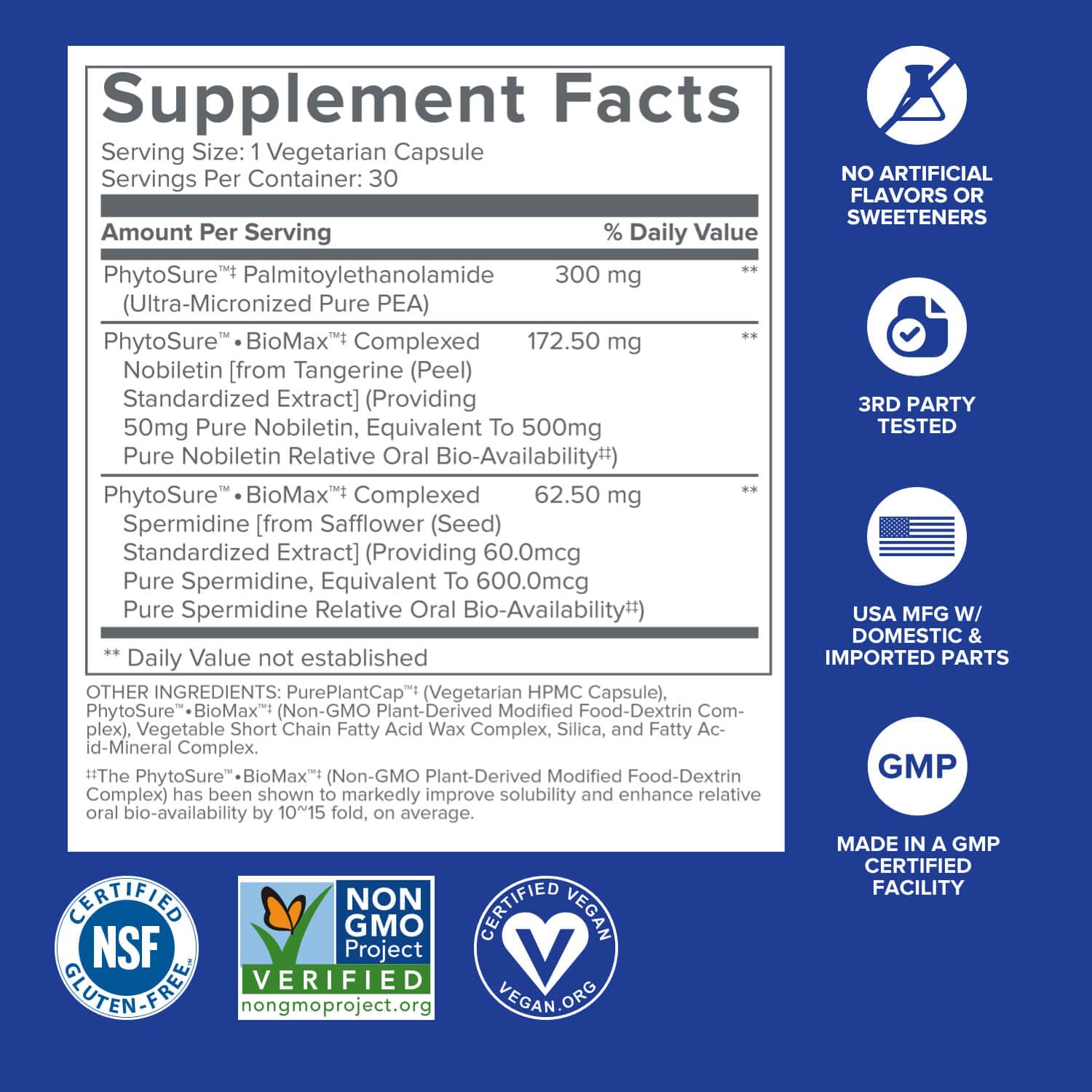 Gundry MD Bio Sync capsules close-up highlights cognitive focus and memory