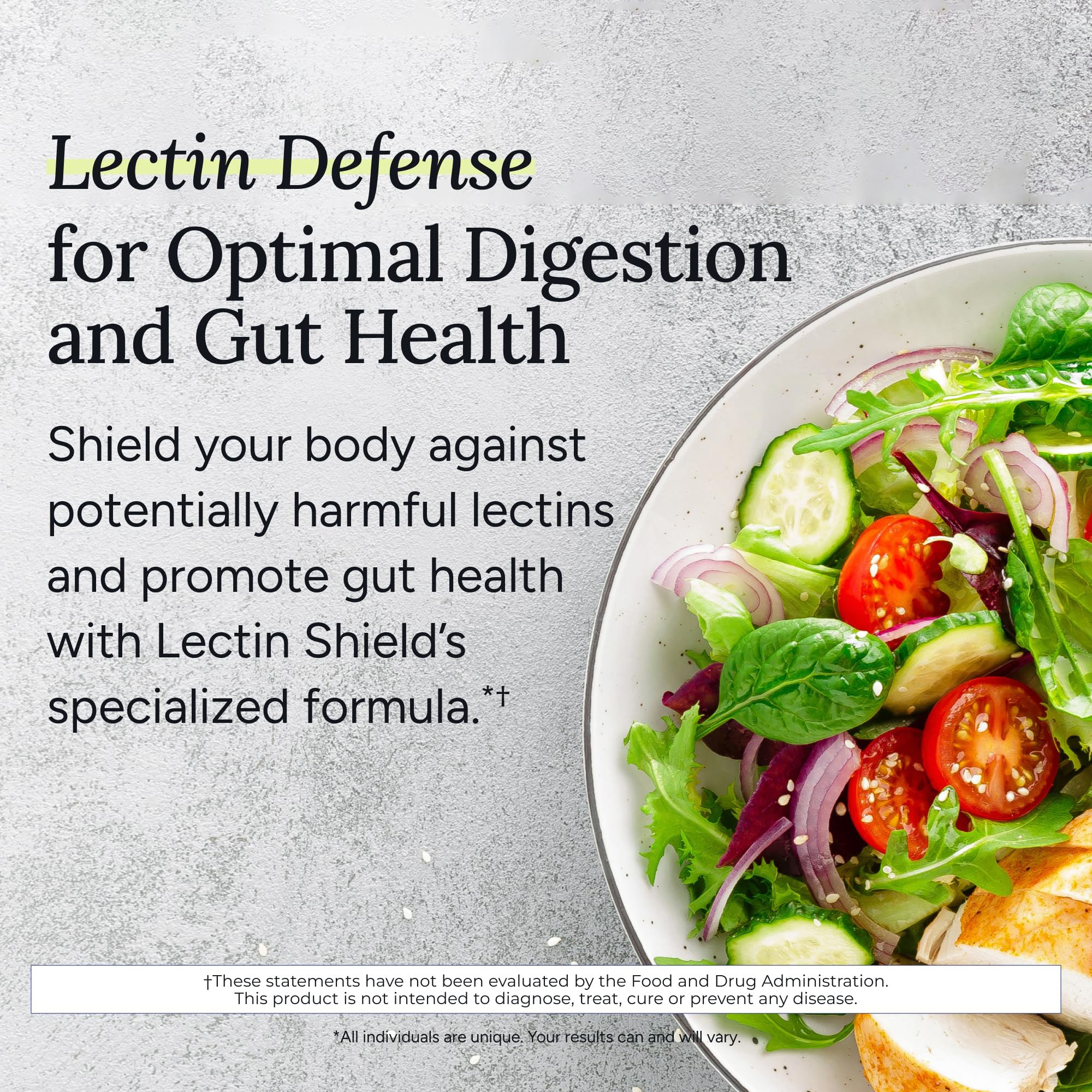 Gundry MD Lectin Shield visual shows gut lining protection.