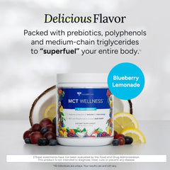 Gundry MD MCT Wellness Powder packaging front showing flavor and sugar-free promise
