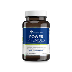 Gundry MD Power Phenols bottle sits on a counter for daily cognitive support.