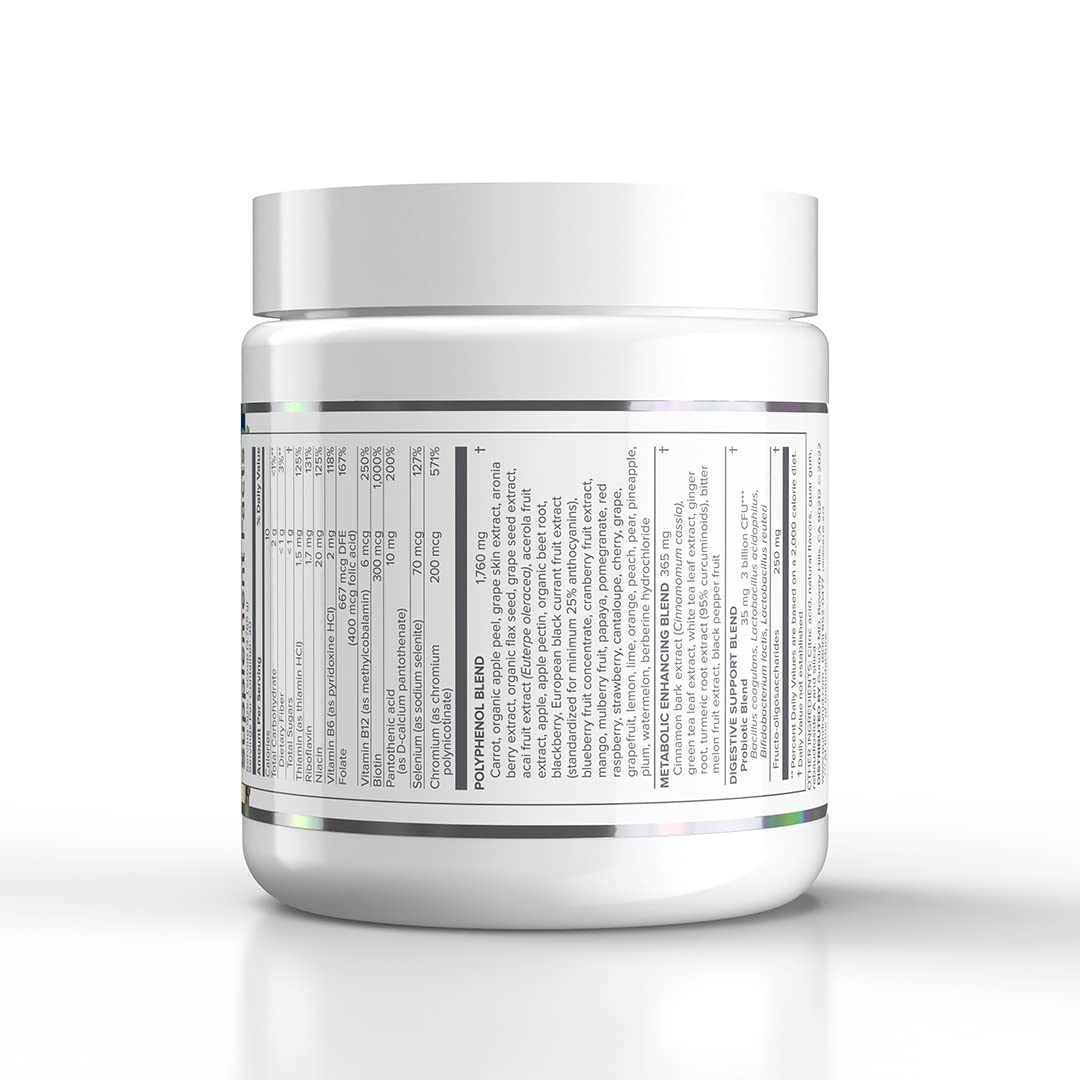 Gundry MD Vital Reds berry flavor jar indicating convenient daily supplement.