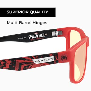 Gunnar Enigma Black Panther Edition cleaning cloth keeps lenses crystal clear.