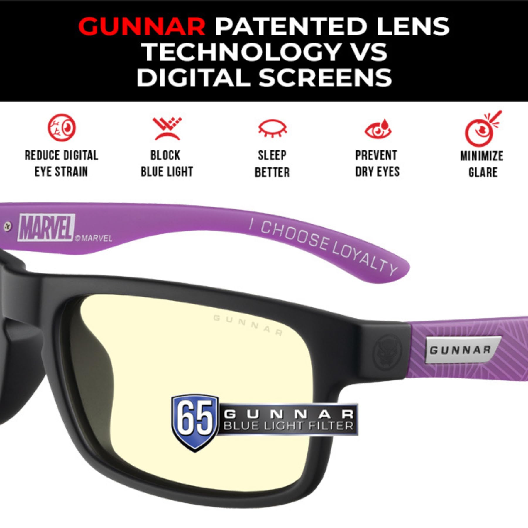 GUNNAR Enigma fixed nose bridge detail for secure fit.