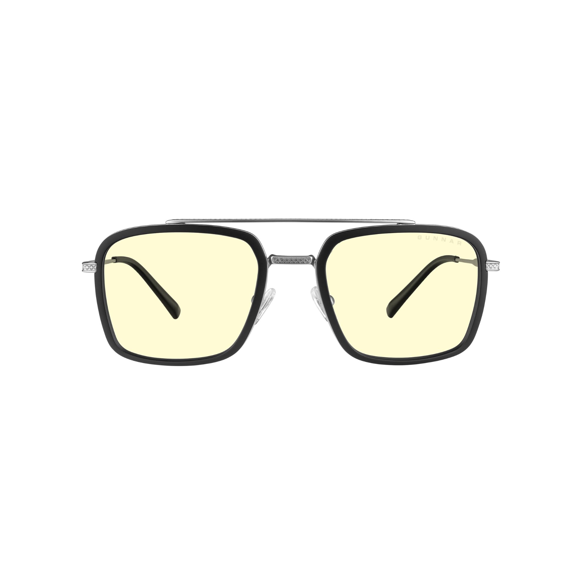 GUNNAR Stark Edition front view blue light sunglasses reduce digital eye strain for daily wear.