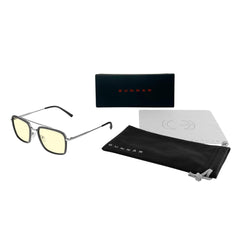 GUNNAR Stark Edition side view lightweight frame for long sessions.