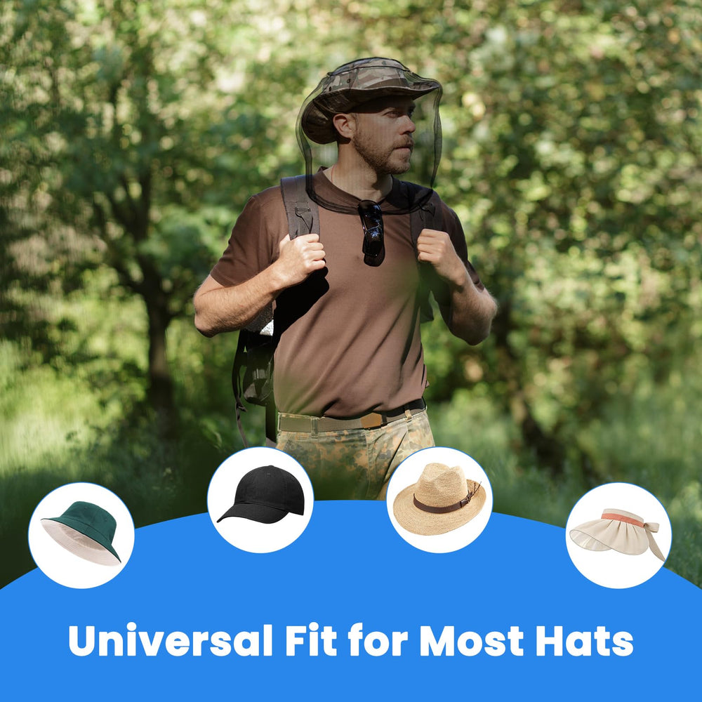 GuoluvSoo lightweight insect net offers breathable protection on outdoor adventures.