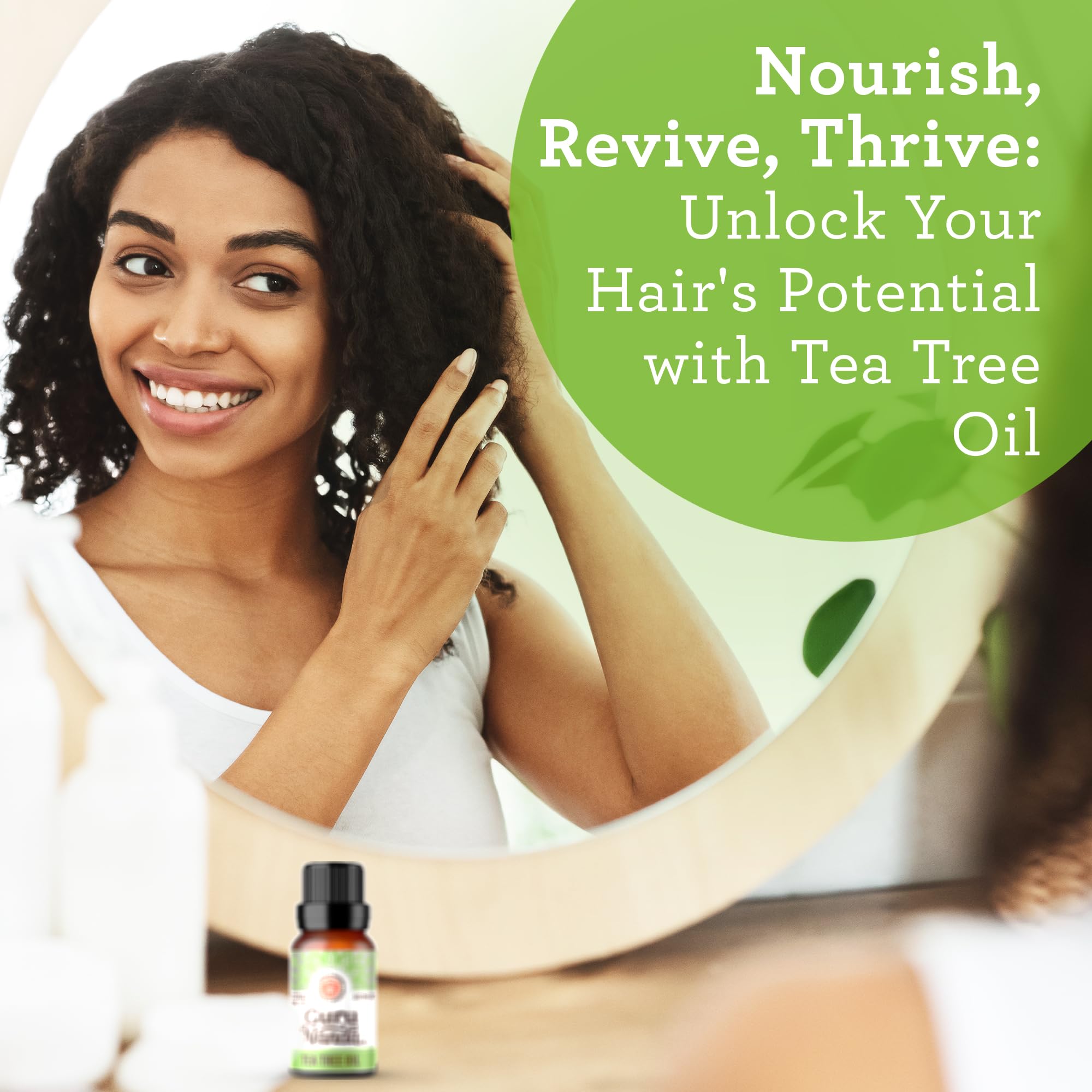 GuruNanda Tea Tree Essential Oil sourced from South Africa and Australia.