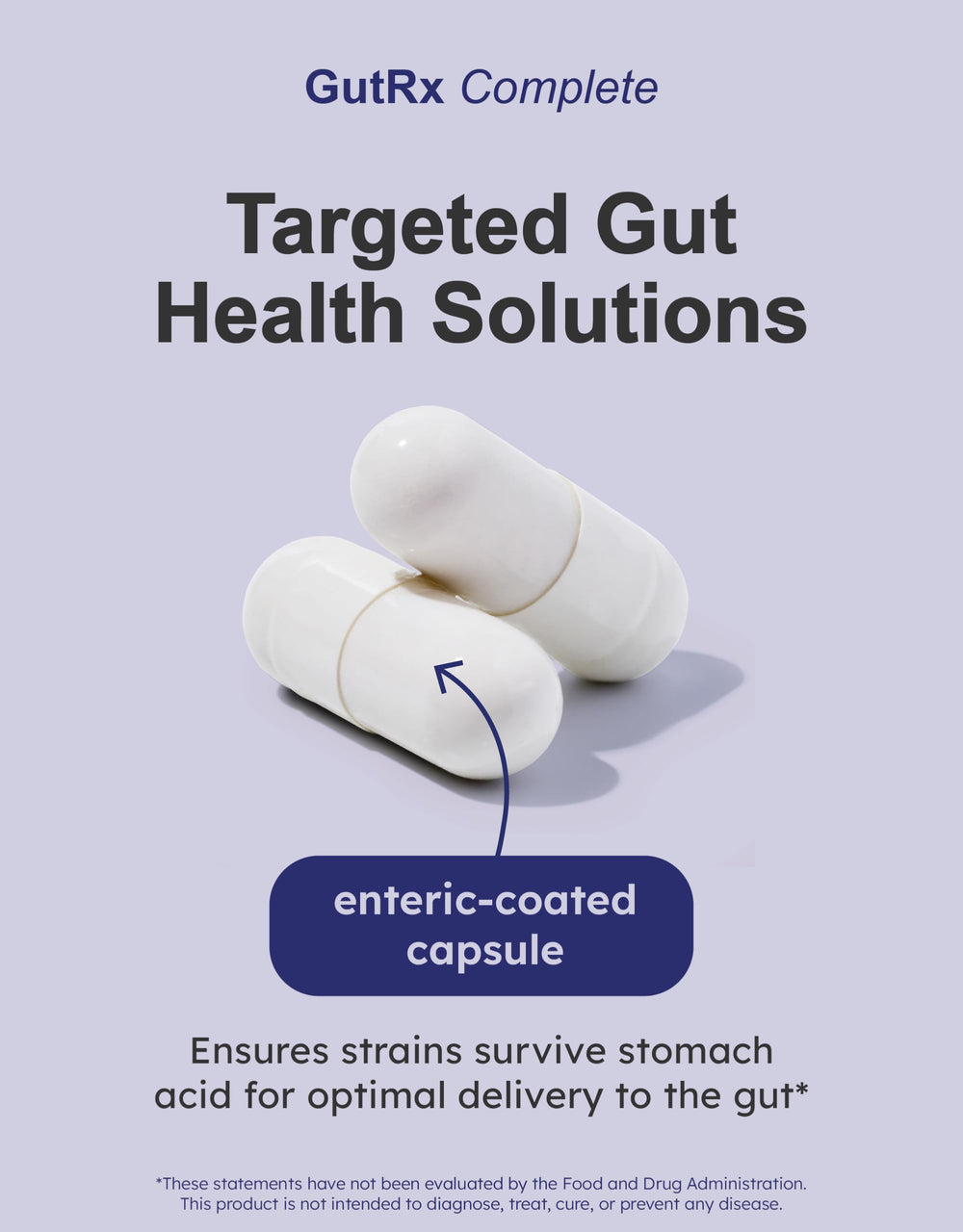 GutRx Complete pairing with GutRx Daily showing synergy for regularity and comfort.