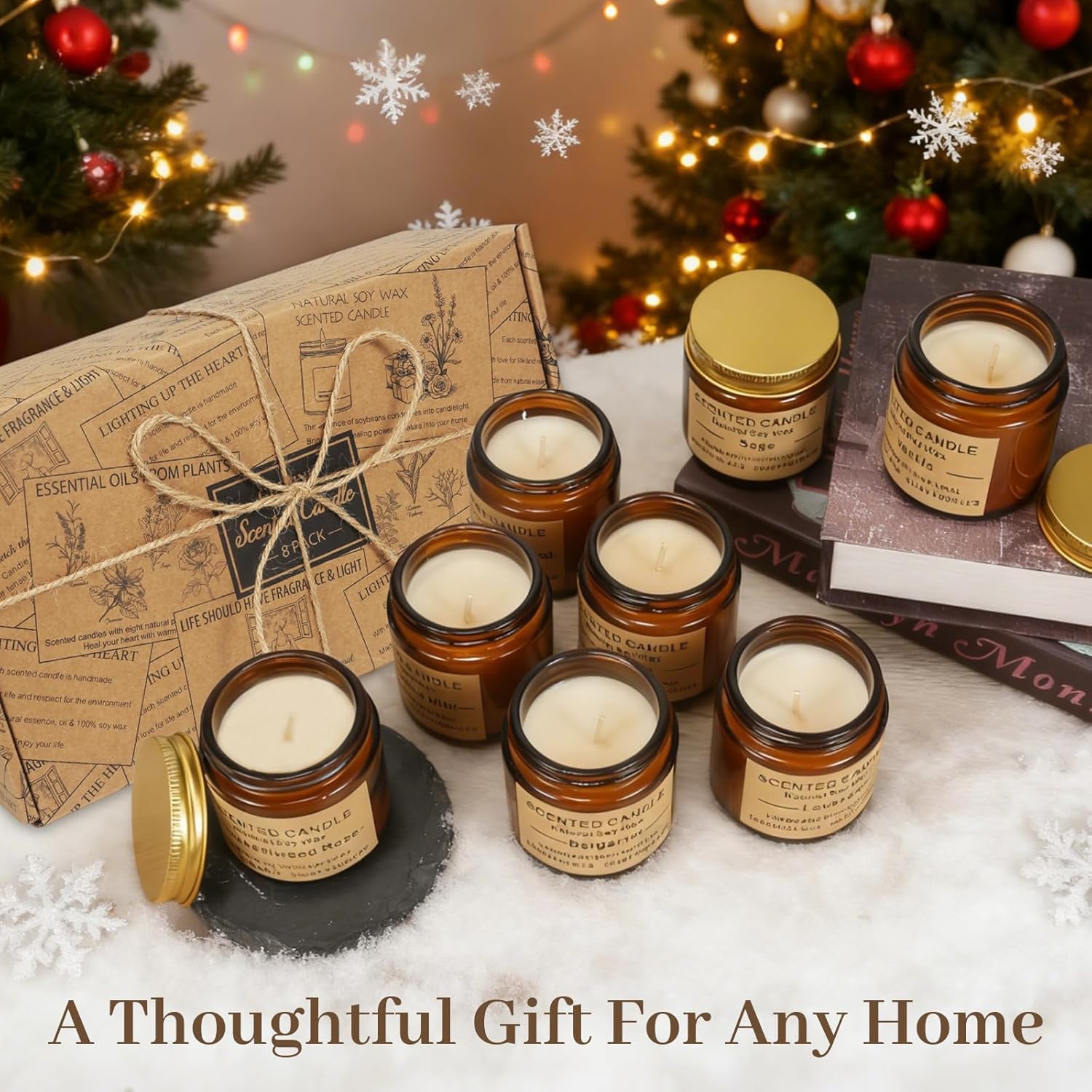 GUYHNE Eucalyptus Mint jar candle refreshing rooms