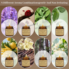 GUYHNE Lavender jar candle for calming relaxation