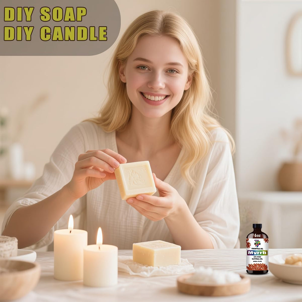 GV77ZF Myrrh essential oil for soap, candle, and skincare projects.