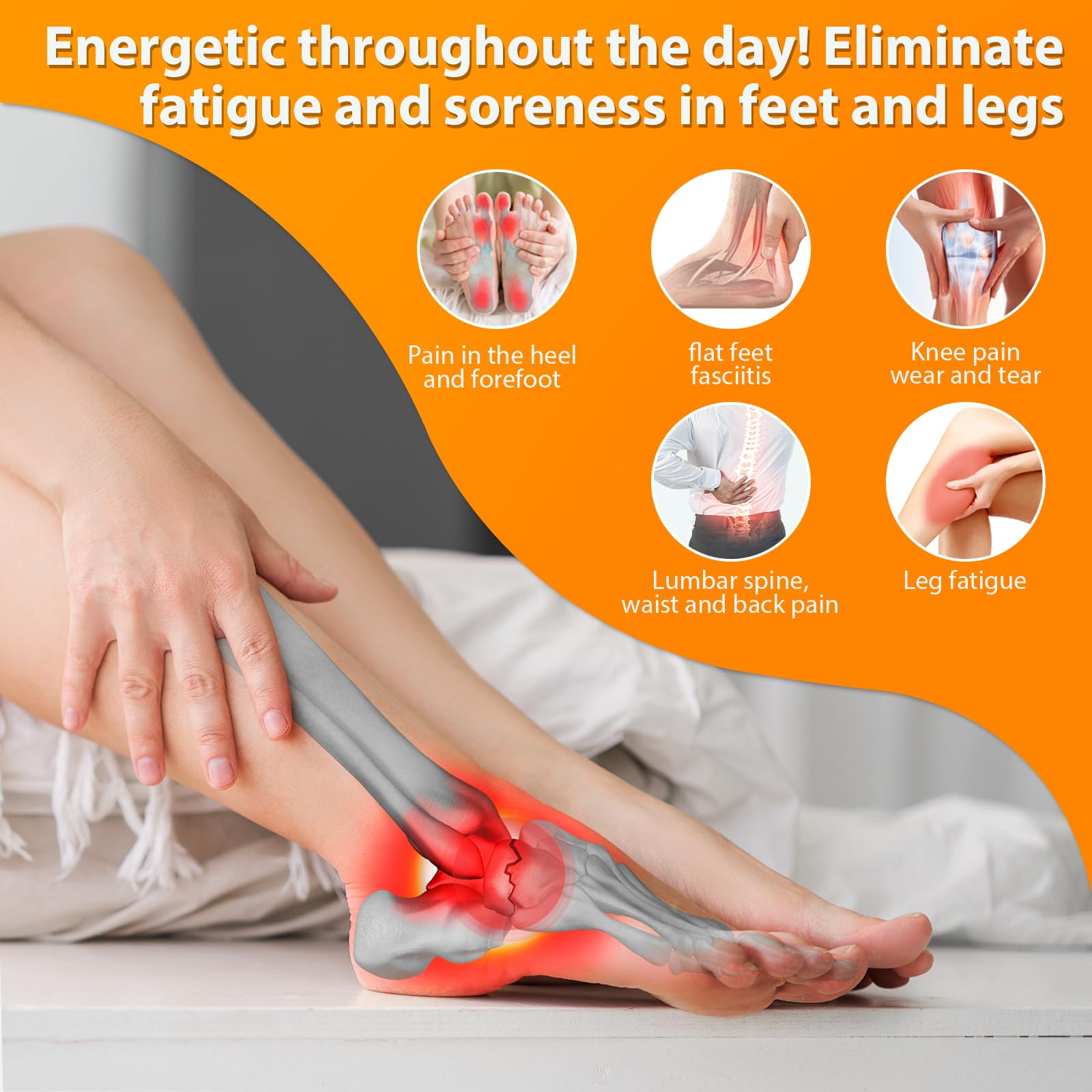 Gviipk energy-return cushioning helps reduce fatigue during wear