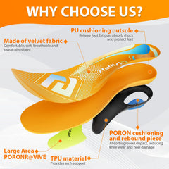 Gviipk ergonomic golden triangle design enhances foot stability and balance.