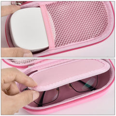 GWCASE dust-proof EVA/PU shell protects glasses and contents during travel.