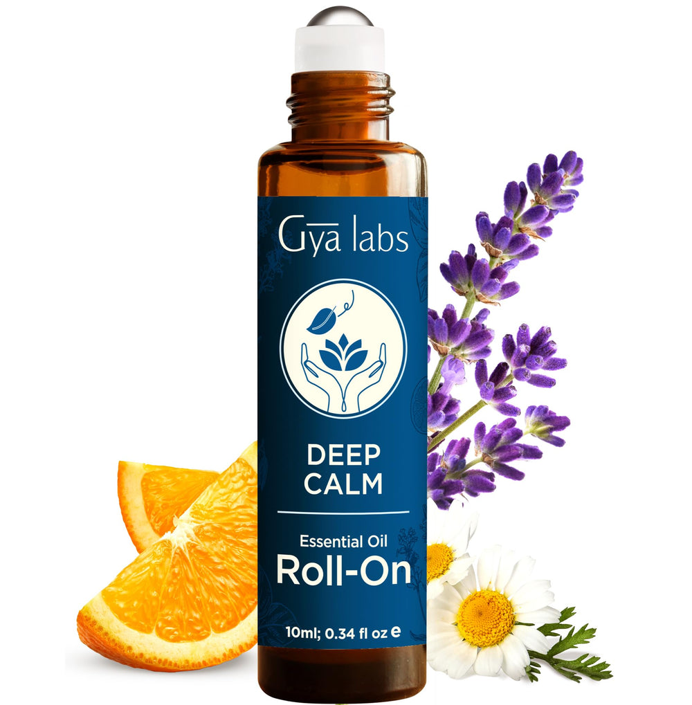 Gya Labs Calma Profunda Roll-On: botella pequeña para uso rápido en muñecas