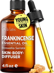 Gya Labs frankincense oil bottle for premium skin and diffuser use