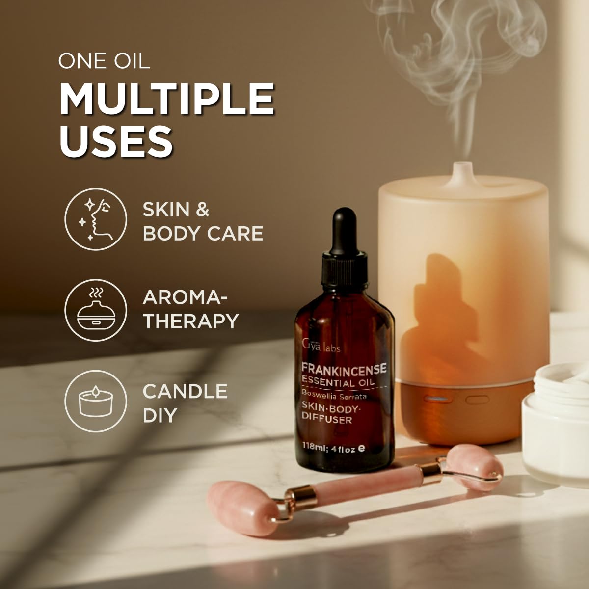 Gya Labs frankincense oil for candle making adds aromatic depth