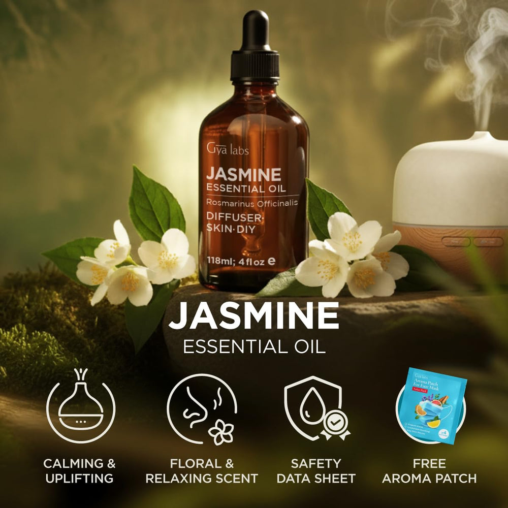 Gya Labs Jasmine Essential Oil safety and quality testing.