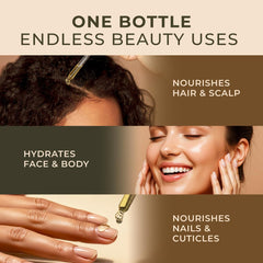 Gya Labs Jojoba oil on face delivers lightweight hydration