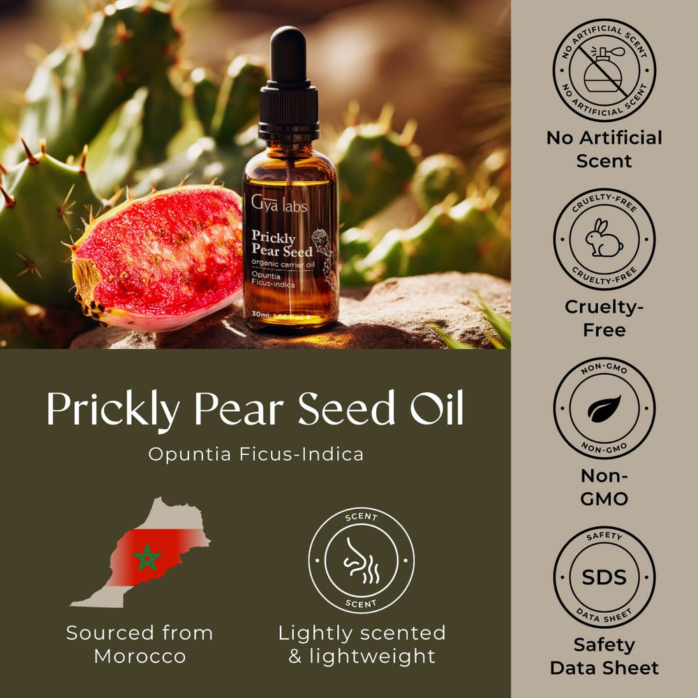 Gya Labs Prickly Pear Seed Oil blends with essential oils
