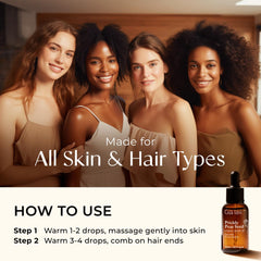 Gya Labs Prickly Pear Seed Oil for hair hydration and shine