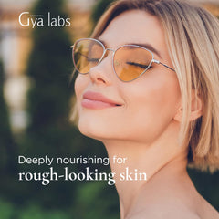 Gya Labs Rosemary Hydrosol used as facial toner for gentle cleansing and balance.