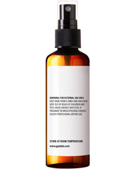Gya Labs Rosemary Hydrosol hair mist application for scalp refresh and nourishment.