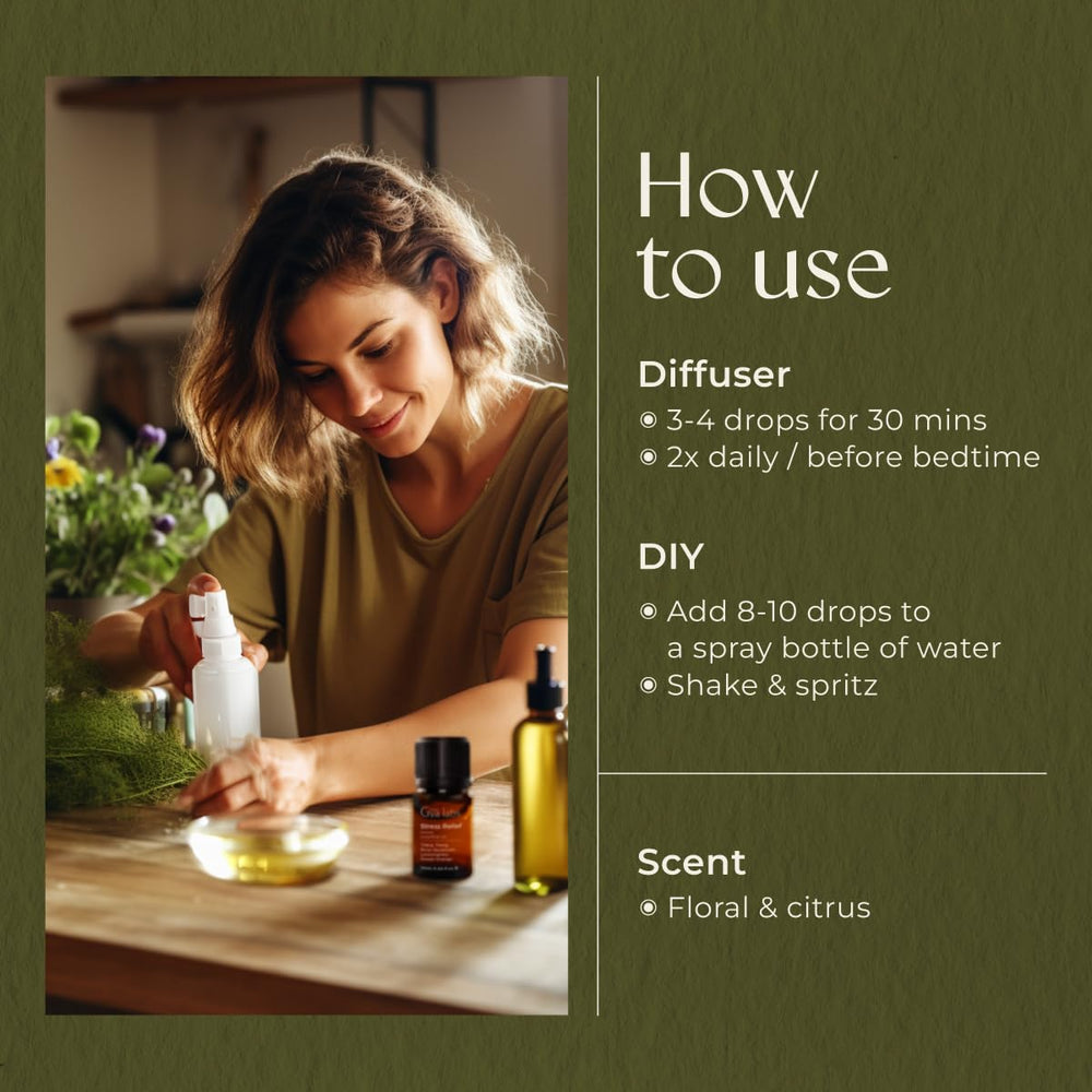 Gya Labs Stress Relief soap-friendly oil for handmade soap aromatherapy.