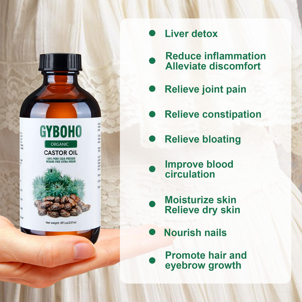 GYBOHO stomach/abdomen wrap for targeted, even oil distribution