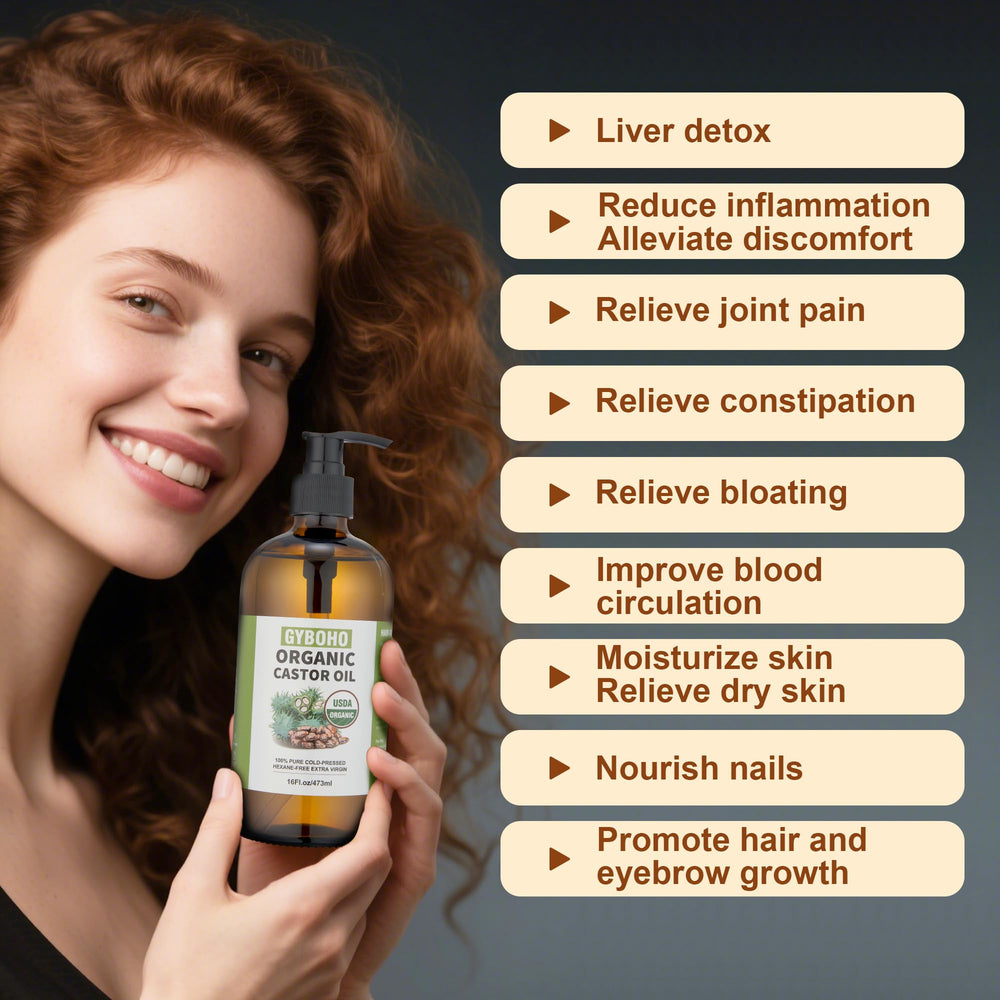 GYBOHO disposable patches adhere securely for mess-free castor oil application.