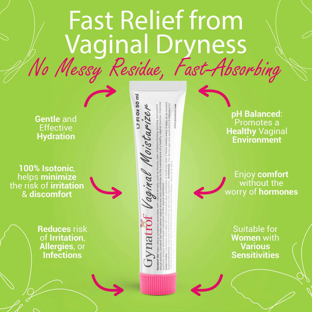 Gynatrof hormone-free formulation suitable for menopause comfort