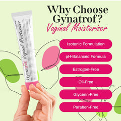 Gynatrof isotonic formula close-up indicating balanced moisture