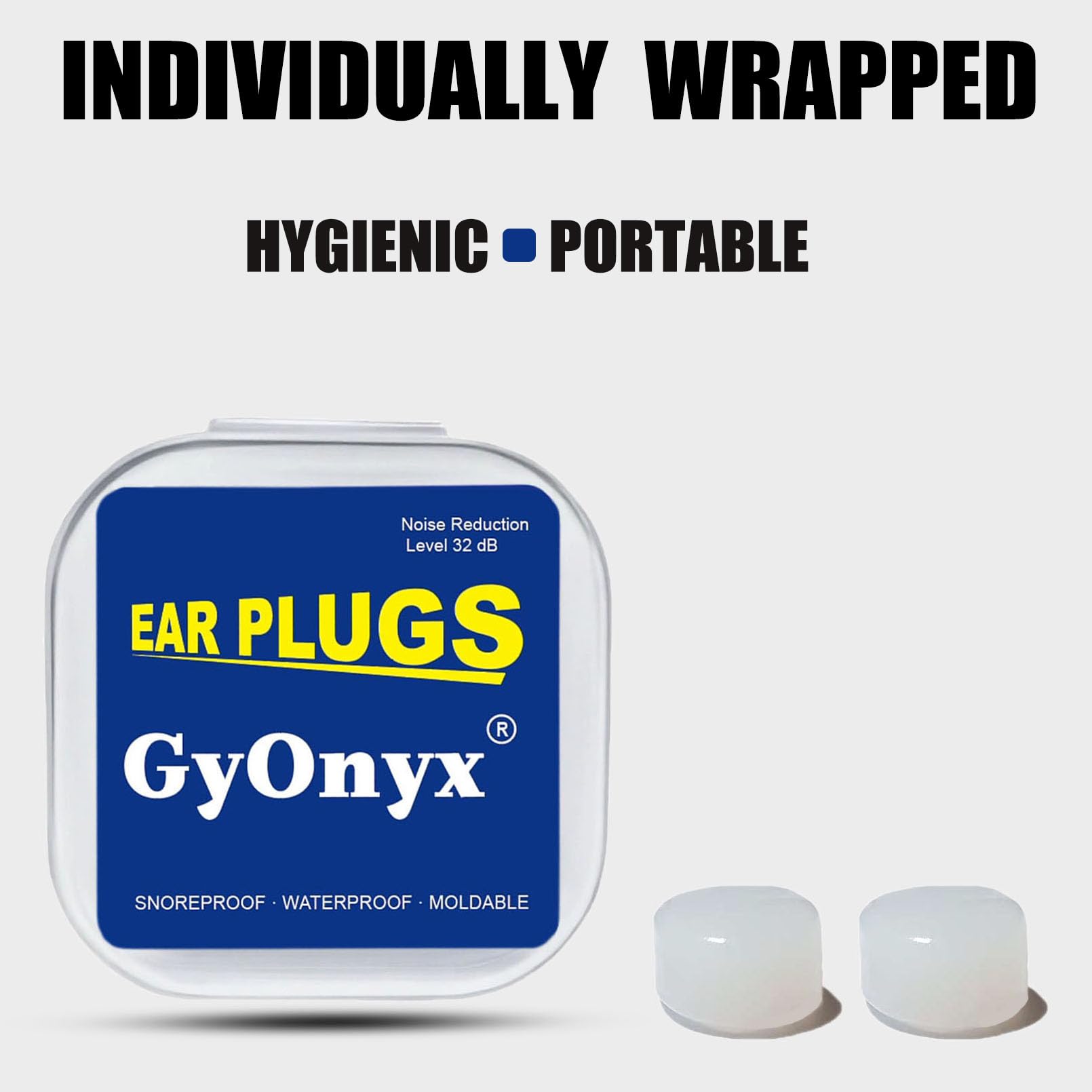 GyOnyx swimming ear plugs waterproof to protect ears during water activities