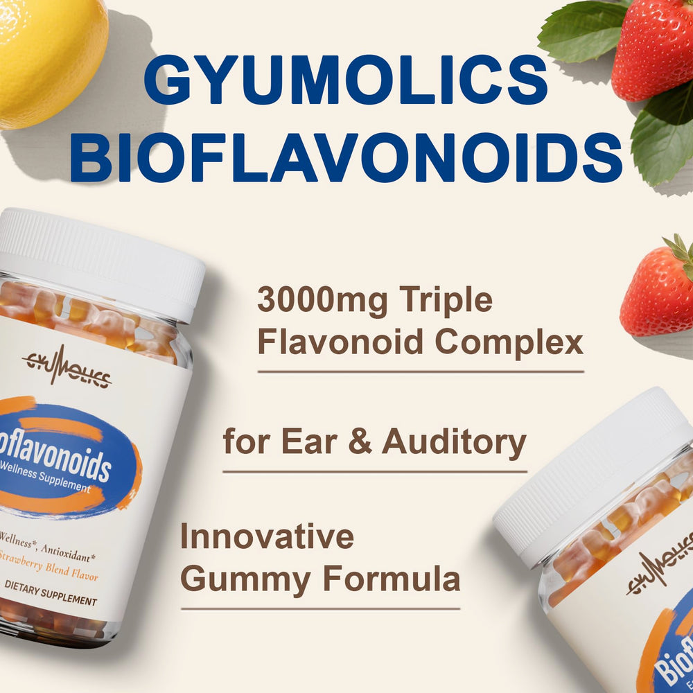 Gyumolics berry-flavored gummy close-up for tasty daily support.