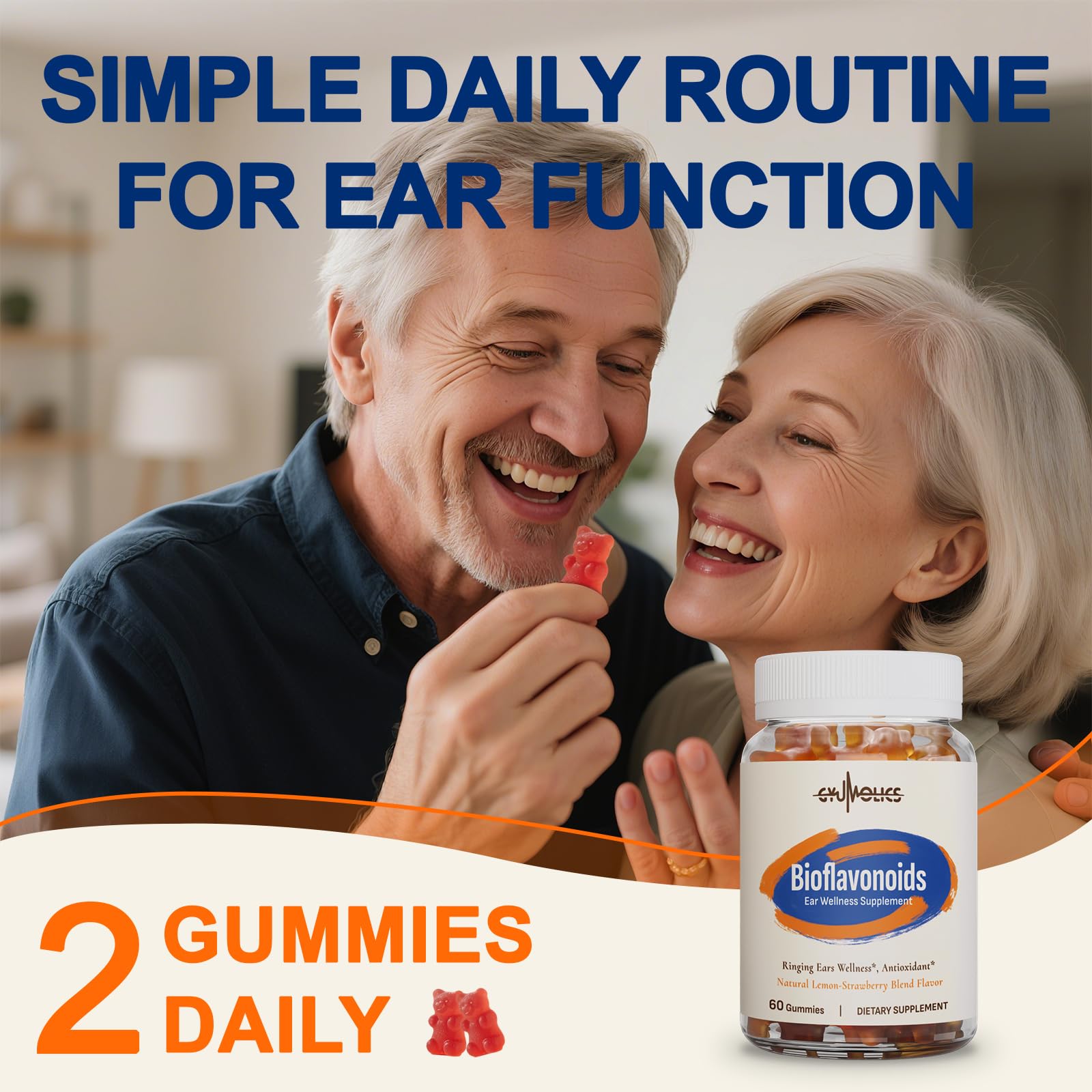 Gyumolics lemon-berry aroma hint signaling refreshing flavor profile for daily snacking.